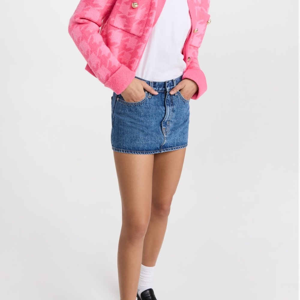 Pink Houndstooth Women's Jacket - Picture 5 of 12